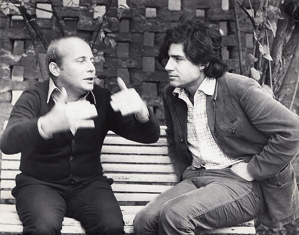 Mit Gastón Salvatore, 1971