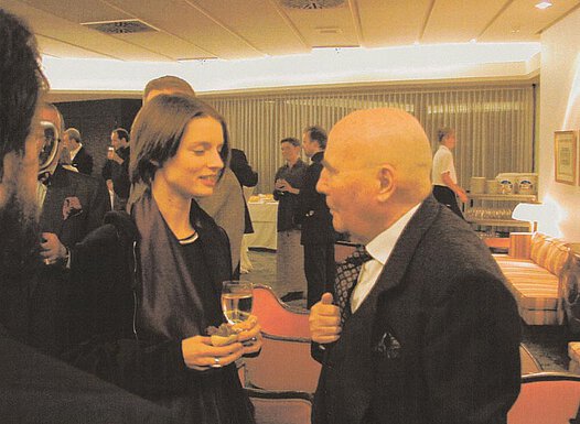 With Susanne Frey, Nuremberg 2001